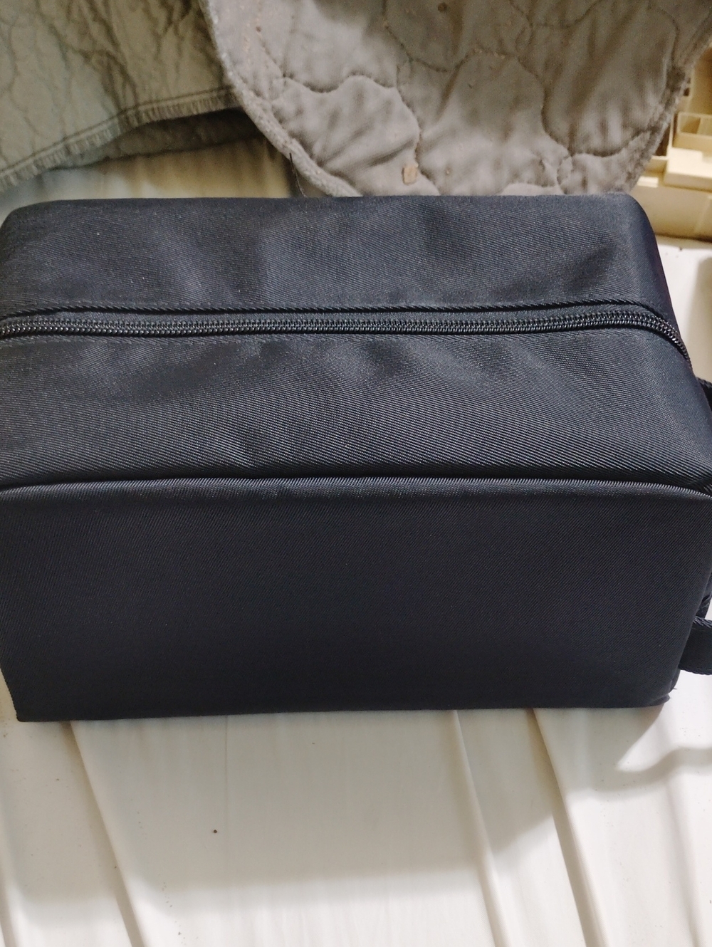 New Mens Sephora Toiletry Bag With Silver Zipper Closure
